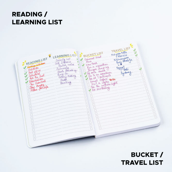 Factor Notes A5 Notebook - Ruled & Planner 160 Pages (Little Things)